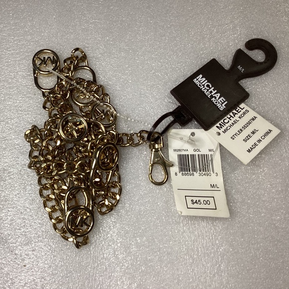 Michael Kors Gold-tone Chain Size M/L NWT - Picture 4 of 8
